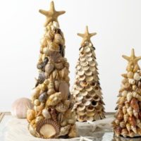 Décor de Noël de coquillages