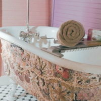 décor de coquillage salle de bain