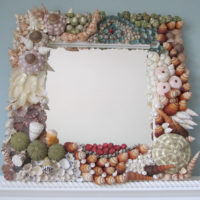 décor coquille miroir