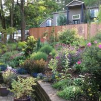 Décorer la pente du jardin avec des plantes et des fleurs