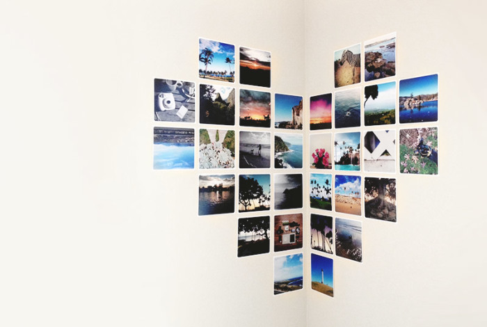 Faire l'angle entre les murs ordinaires avec des photos lumineuses