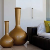 Vases de sol en forme de larme