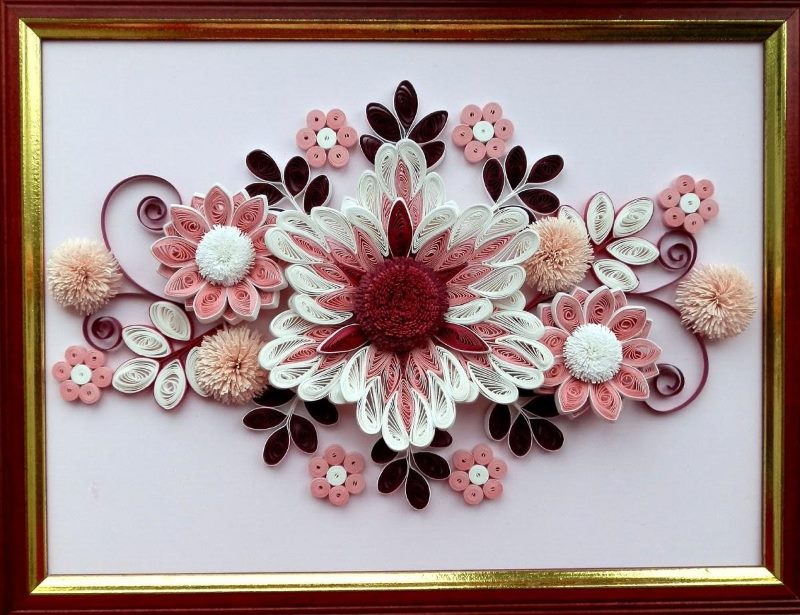 Naminis quilling tapyba